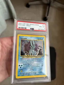 PSA 8 2001 Pokemon Suicune 14/64 *Swirl* Neo Revelation Holo NM/Mint ?? ?? - Image 4