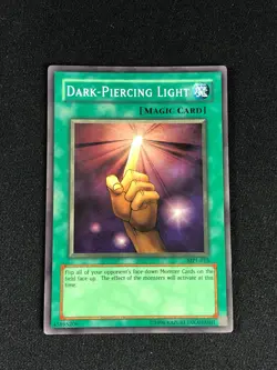 YUGIOH DARK PIERCING LIGHT MP1-015 SUPER PLAY/EDGEWARE - Image 1