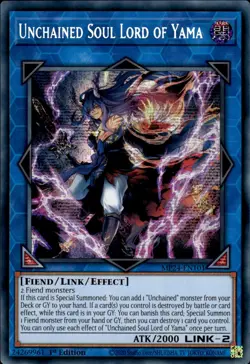 Unchained Soul Lord Of Yama - Prismatic Secret Rare 1st MP24-EN101 - NM - YuGiOh - Image 1