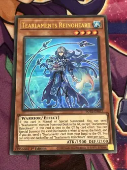 YUGIOH TEARLAMENTS REINOHEART ULTRA RARE POTE-EN015 - Image 1