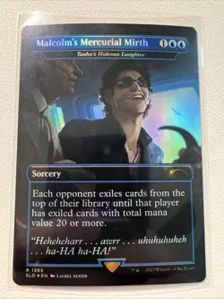 Malcolm's Mercurial Mirth - Tasha's Hideous Laughter (Rainbow Foil) [Secret Lair - Image 1