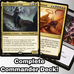 MTG Commander EDH Deck Kess, Dissident Mage 100 Magic Cards Custom Deck Spells - Image 1