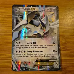Pokemon Card Lugia EX 68/98 Ultra Rare Half Art Ancient - Image 1