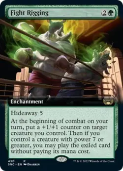 Fight Rigging (Extended Art) -Foil Light Play MTG Streets of New Capenna - Image 1
