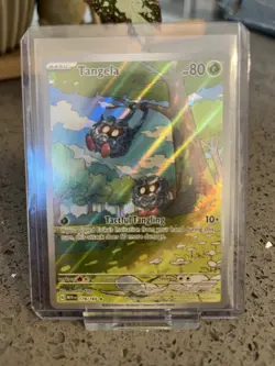 Pokemon TCG Scarlet Violet 151 English Illustration Rare Tangela Card 178/165. - Image 3