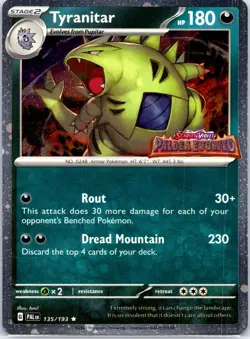 Tyranitar (Paldea Evolved Stamp) Promo Miscellaneous Cards & Products 135/193 NM - Image 1