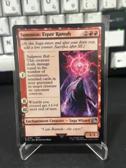 MTG Summon: Esper Ramuh - FIN Universes Beyond: FINAL FANTASY - Image 1