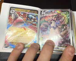 Pokemon Binder Collection Starter 50+ Card Lot Ultra Rares Foils& More Binder #6 - Image 4
