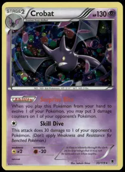 Crobat - (Cosmos Holo) 033/119 Miscellaneous Cards & Products Holo - Image 1