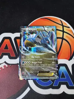 Pokemon TCG Kingdra EX XY Fates Collide 73/124 Ultra Holo Rare Card - Image 1