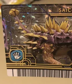Dinosaur King Card Gold Saichania Series 2 4th Edition - Image 3