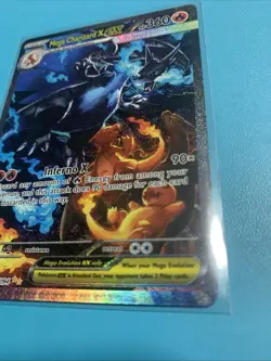 Pokemon TCG Mega Charizard X ex 125/094 SIR Phantasmal Flames Fresh Mint Card - Image 3