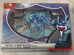 Pokemon TCG Palafin EX Collection Box 4 Booster Packs with Promo Card - Image 1