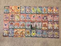 40x 1999 Topps Pokemon TV Animation 1st Ed. Black Logo Series Cards Vintage Lot - Image 1