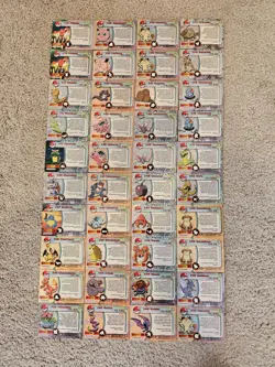 40x 1999 Topps Pokemon TV Animation 1st Ed. Black Logo Series Cards Vintage Lot - Image 5