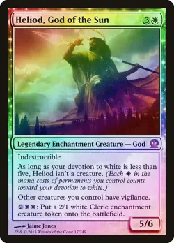 Heliod, God of the Sun FOIL Theros NM White Mythic Rare MAGIC CARD ABUGames - Image 1