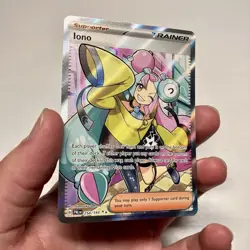 Pokemon TCG Iono Scarlet & Violet Paldea Evolved Holo Ultra Rare Card 254/193 - Image 1