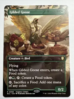 Gilded Goose Foil Extended Imagine Critters MTG Magic Gathering Card NM Mint BLB - Image 1
