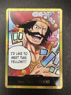 DON!! Card (Gol.D.Roger) (Gold) DON!! Op13: Carrying On His Will NM - Image 1