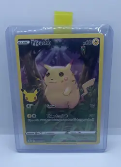 Pokemon TCG Celebrations Pikachu Holo Rare Card 005/025 LP Condition - Image 1