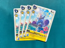 Starmon EX7-026 Playset Digimon Liberator Card Game x4 - Image 1