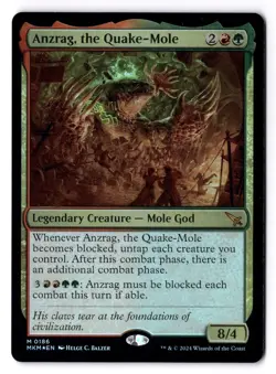 Anzrag, The Quake Mole NM* FOIL Murders At Karlov Manor 0186 mtg pack fresh edh - Image 1