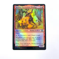 Mishra, Excavation Prodigy 140 - MTG - The Brothers' War - NM Foil - Image 1
