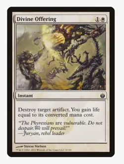 Divine Offering | Mirrodin Besieged MBS | MTG | Destroy | Life Gain | LP - Image 1