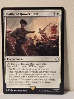 Battle Of Hoover Dam, From Fallout, Magic the Gathering, MTG, R0011 - Image 1