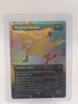 MTG - Final Fantasy Traveling Chocobo (Boarderless) (Foil) - Image 1