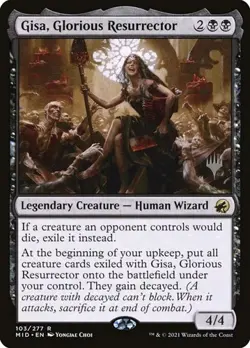 Gisa, Glorious Resurrector - Foil Promo MID LP MTG - Image 1
