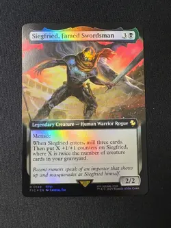 2025 MTG Final Fantasy Siegfried, Famed Swordsman Extended Art Foil #149 - Image 1