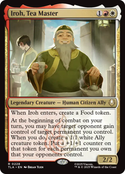 x1 Iroh, Tea Master R MTG Avatar: The Last Airbender M/NM, English - Image 1