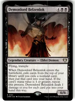 Demonlord Belzenlok Dominaria Regular MTG - Image 1