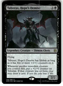 FOIL NM MTG Taborax, Hope's Demise Zendikar Rising Regular - Image 1