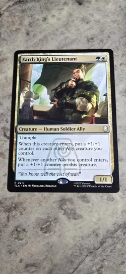 Earth King's Lieutenant Avatar: The Last Airbender Regular Creature Rare MTG NM - Image 1