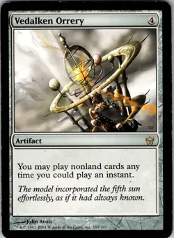 Vedalken Orrery Fifth Dawn Rare MP Magic: The Gathering 163 Normal - Image 1