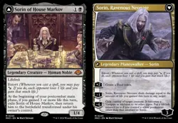 Light Play, English MTG Regular Sorin of House Markov // Sorin, Ravenous Neonate - Image 1
