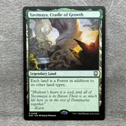 Yavimaya, Cradle of Growth - Modern Horizons 3 Commander #409 NM Non-Foil - Image 1