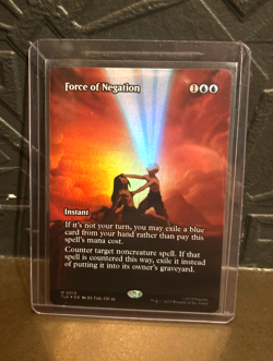 Force Of Negation Full Art Foil NM MTG Avatar the last Airbender - Image 1