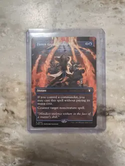 Fierce Guardianship Commander Masters Borderless Regular MTG NM+ - Image 1