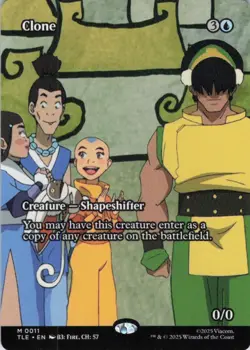 MTG Clone (Borderless) (11) | NM | Avatar: The Last Airbender {TLE} - Image 1