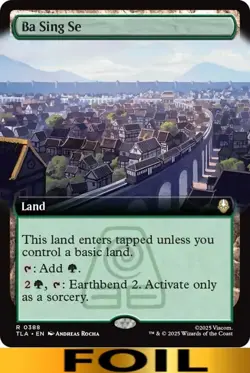 1x - Ba Sing Se - FOIL EXTENDED ART - Avatar: The Last Airbender MTG - Image 1