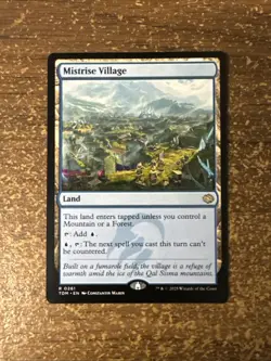 MTG *1x Mistrise Village* (NM) Tarkir Dragonstorm Magic the Gathering Free Ship - Image 1