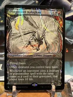 MTG | Dragonlord Kolaghan [Secret Lair] ✨Halo FOIL✨ - Image 1