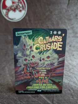 MTG, Cathars' Crusade #483, Innistrad Remastered, Borderless Movie Poster, NM - Image 1