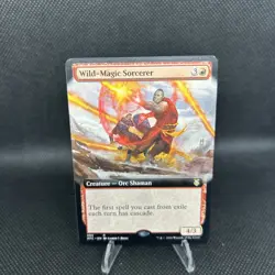 MTG Wild-Magic Sorcerer Commander: AFR 305 Extended Art M/NM Pack Fresh - Image 1