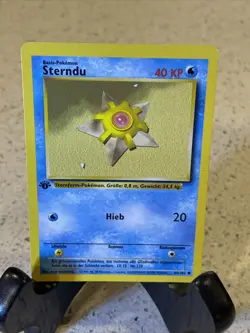 Pokemon Base Set 1st Edition German Staryu (Sterndu) 65/102 - Image 1