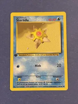 Pokemon Base Set 1st Edition German Staryu (Sterndu) 65/102 - Image 2