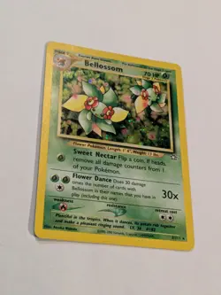 Bellossom 3/111 Neo Genesis 2000 Holo Rare WOTC Pokemon Card TCG LP Small Swirl - Image 4
